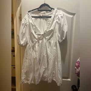 abercrombie white dress